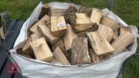 DUMPY BAG OF HARDWOOD LOGS - 2