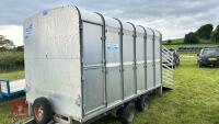 12' IFORWILLIAMS DP120 LIVESTOCK TRAILER - 6