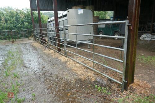 4 X 10' GALVANISED CATTLE HURDLES