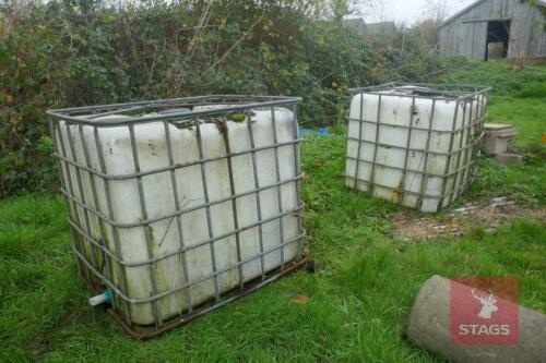 2 IBC TANKS