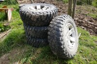 4 BF GOODRICH MUD TERRAIN WHEELS & TYRES