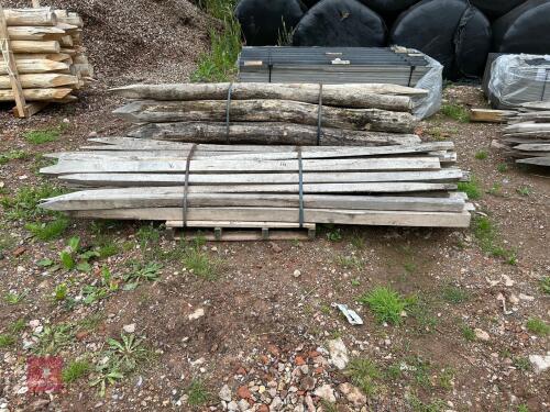 PALLET OF SQUARE FENCING STAKES (16)