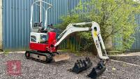 2016 TAKEUCHI TB210R 1.1 MINI EXCAVATOR - 2