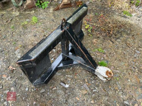 SKID STEER BRACKET TO PIN HITCH