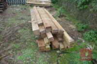 MIX OF TIMBER LENGTHS AND POSTS (NO 32) - 4