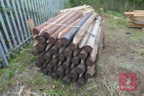 59 X 5'6" WOODEN STAKES (NO 24)