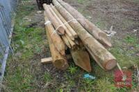 24 MIXED WOODEN STAKES (NO 21) - 5