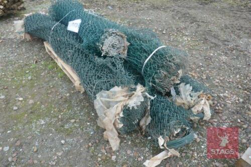 5 ROLLS OF MESH FENCING (NO 30)