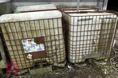 2 X IBC WATER TANKS