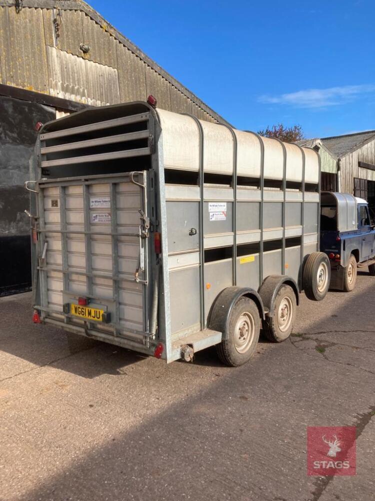 2008 IFOR WILLIAMS 12' LIVESTOCK TRAILER