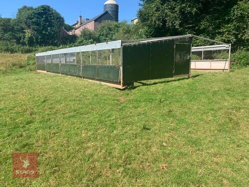 40' X 22' STEEL POULTRY SHED