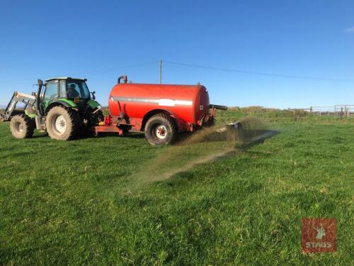 HISPEC 2000 GALLON SLURRY TANKER **THIS LOT HAS BEEN WITHDRAWN - APOLOGIES FOR ANY INCONVENIENCE**