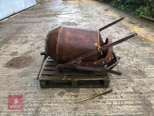 VINTAGE TRACTOR MOUNTED CONCRETE MIXER