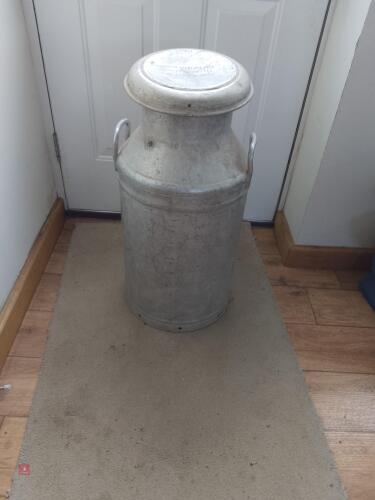 ALUMINIUM MILK CHURN