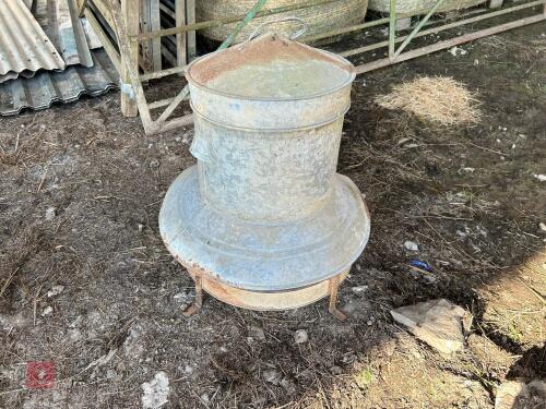 GALVANISED POULTRY FEEDER