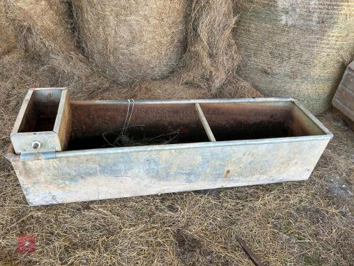 6' X 19'' X 16'' GALVANISED WATER TROUGH