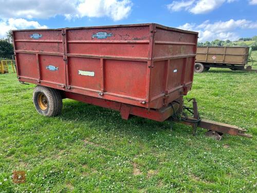 MARSHALL 6.5T SINGLE AXLE GRAIN TRAILER