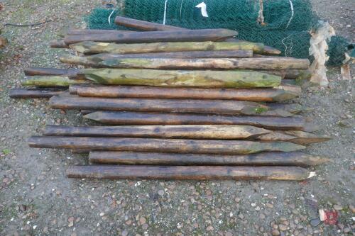 APPROX 50 5'6" WOODEN STAKES