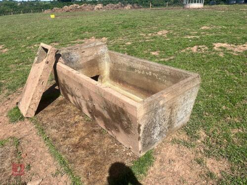 LARGE CONCRETE WATER TROUGH