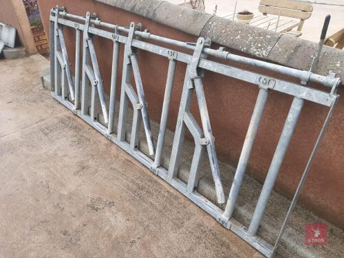 10FT GALV SELF LOCKING FEED BARRIERS