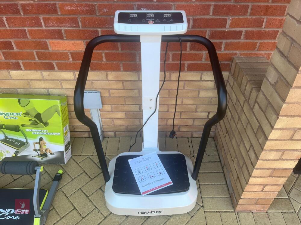 Reviber plus vibration plate with stand sale