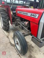 MASSEY FERGUSON 240 2WD TRACTOR - 2