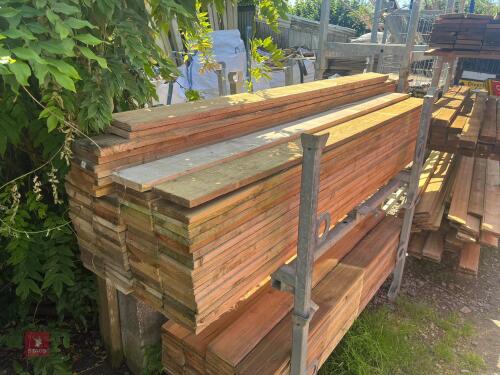 72 WOODEN CEDAR PLANKS