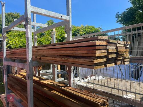 36 X 3.6M WOODEN CEDAR PLANKS