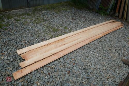 30 X 4.8M OF CEDAR TONGUE & GROOVE