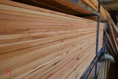 10 X 3M PLANED CEDAR LENGTHS