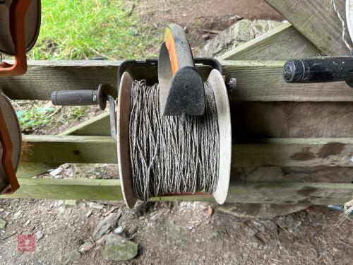 GALLAGHER GEARED FENCE REEL & POLYWIRE