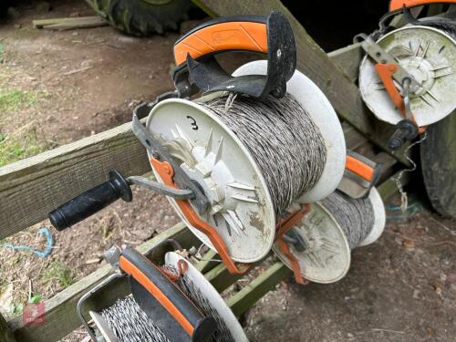 GALLAGHER GEARED FENCE REEL & POLYWIRE