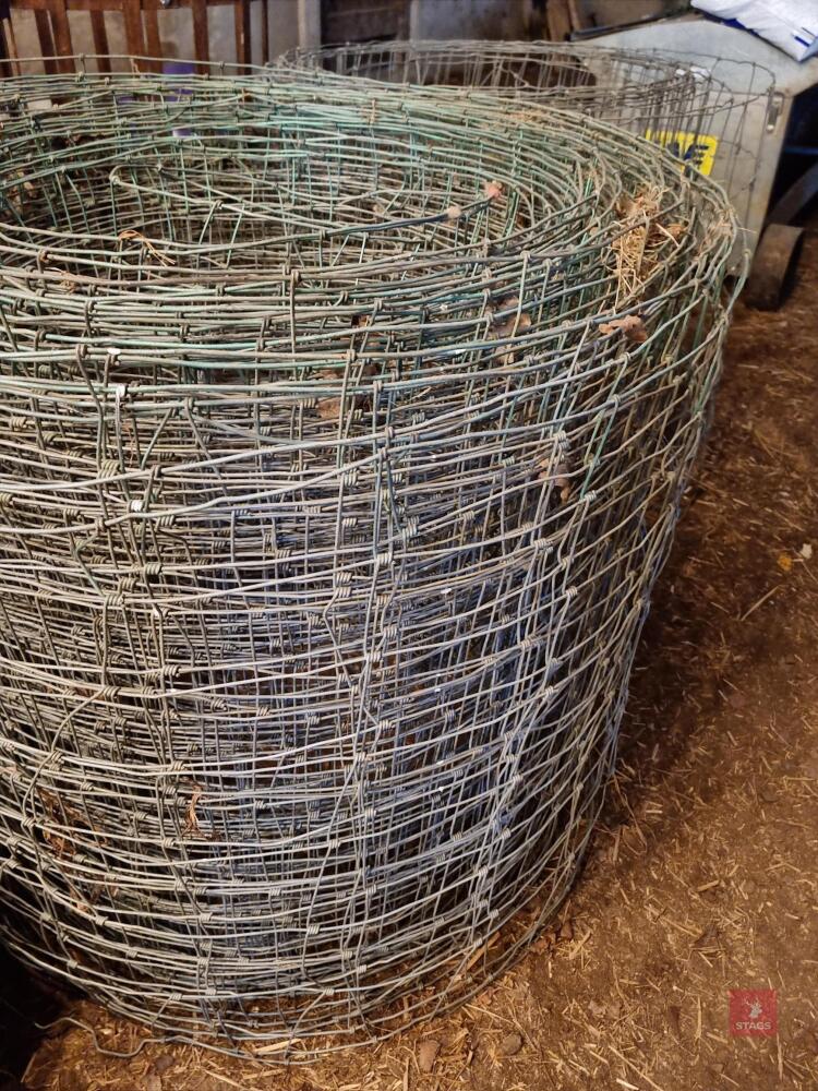 ROLL OF USED SHEEP NETTING