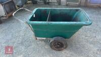 GREEN HIGH CAPACITY HAY BARROW - 2