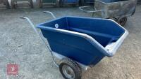 BLUE HIGH CAPACITY TIPPING WHEELBARROW - 4