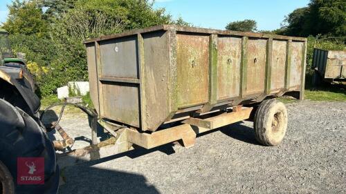 SINGLE AXLE DUNG TRAILER