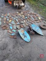 LARGE QTY OF PLOUGH PARTS