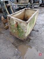 LARGE RIVETED GALVANISED WATER TANK