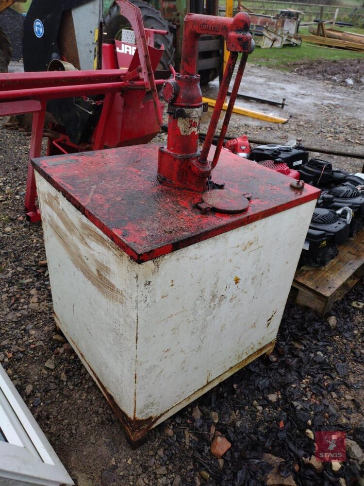 VINTAGE SHELL OIL DISPENSING CABINET