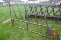2 7' CATTLE FEED BARRIERS - 7