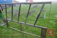 2 7' CATTLE FEED BARRIERS - 8