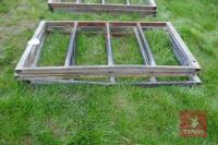 3 4.5' GALV CATTLE FEED BARRIER TOPS (B) - 4