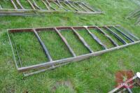 2 9.5' GALV CATTLE FEED BARRIER TOPS (B) - 2