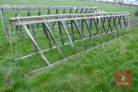 2 15' GALV CATTLE FEED BARRIER TOPS (A) - 3