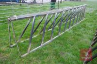 2 15' GALV CATTLE FEED BARRIER TOPS (A) - 5