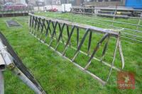 2 15' GALV CATTLE FEED BARRIER TOPS (A) - 6