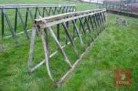 2 15' GALV CATTLE FEED BARRIER TOPS (A) - 8