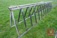 2 15' GALV CATTLE FEED BARRIER TOPS (B) - 2