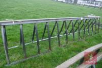 2 15' GALV CATTLE FEED BARRIER TOPS (B) - 3