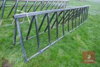 2 15' GALV CATTLE FEED BARRIER TOPS (B) - 5
